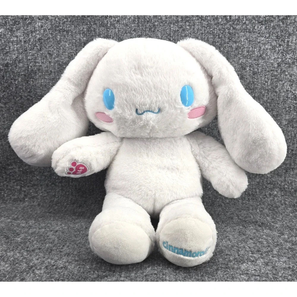 Build-A-Bear Cinnamoroll Plush  White Sanrio Puppy Embroidered Foot